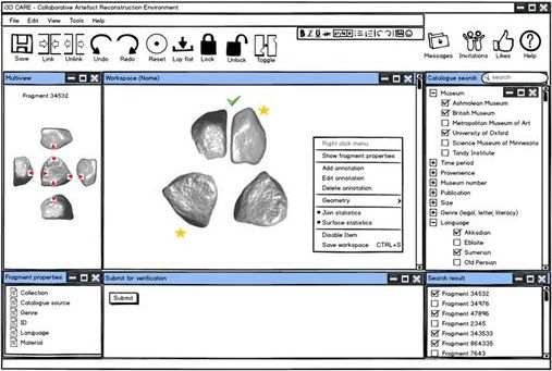 CARE system interface